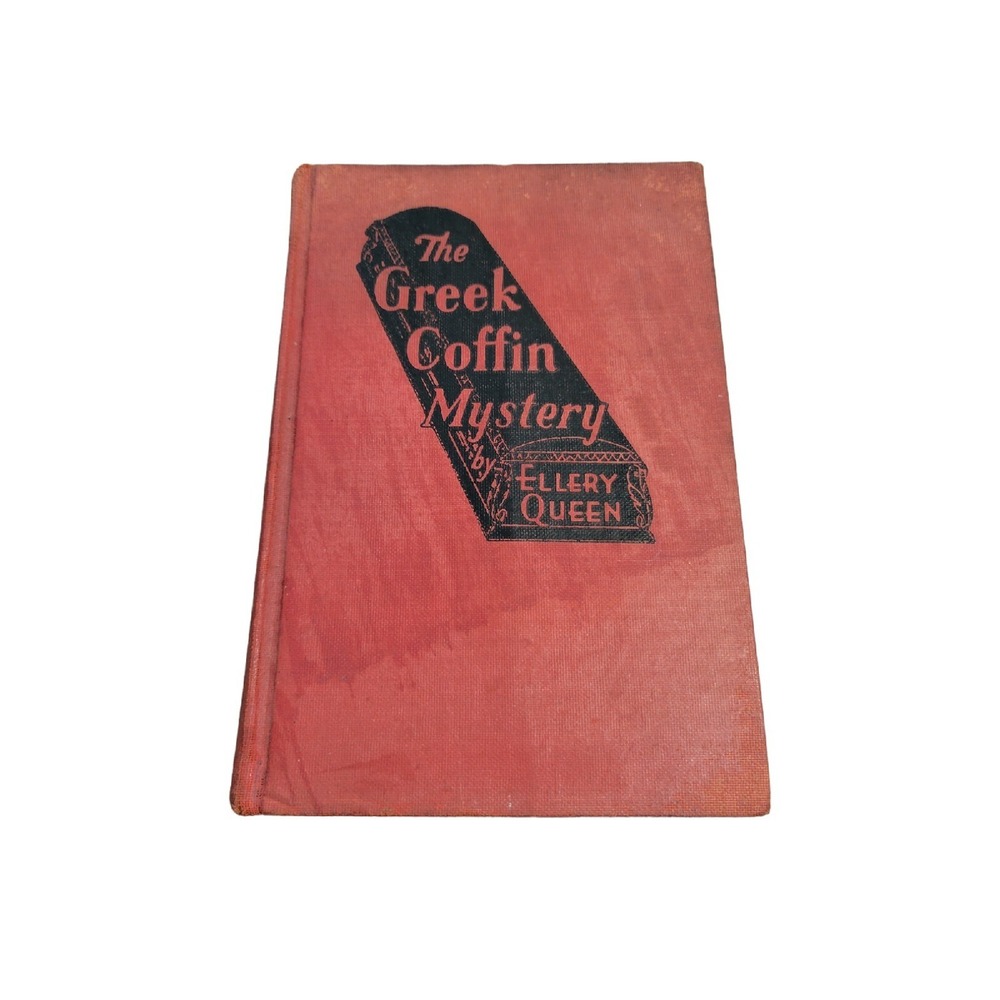 The Greek Coffin Mystery, Ellery Queen, 1939, 1st ed/3rd printing, Vintage Rare